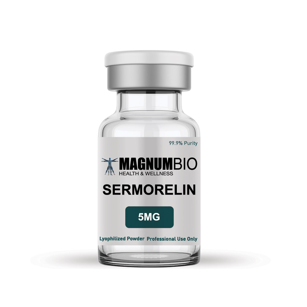 Sermorelin 5mg research peptide | MagnumBio Health